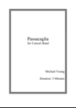 Passacaglia (Concert Band) - Score