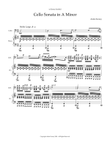 Cello Sonata in A Minor
