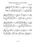 Blessed Assurance Piano Solo arrangement