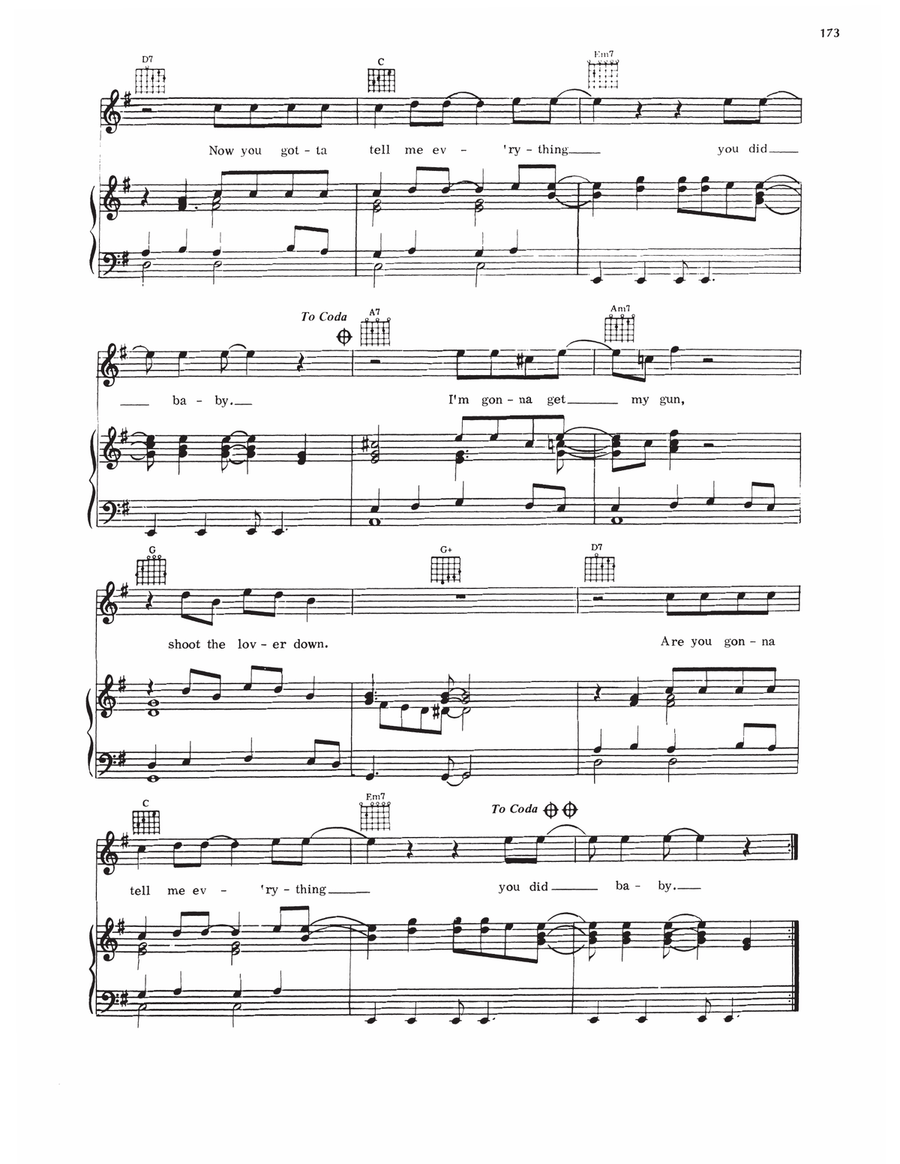 Everything You Did Everything You Did Piano, Vocal, Guitar scores gallery preview page 2