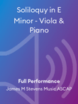 Soliloquy in E Minor - Viola & Piano mini preview