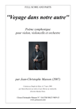 Voyage dans notre Autre --- Symphonic poem for violin cello and orchestra --- FULL SCORE AND PARTS J