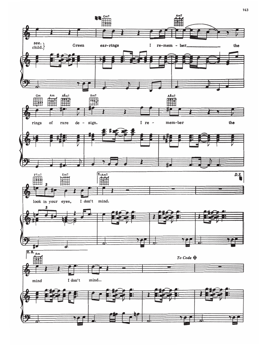 Green Earrings Green Earrings Piano, Vocal, Guitar scores gallery preview page 2