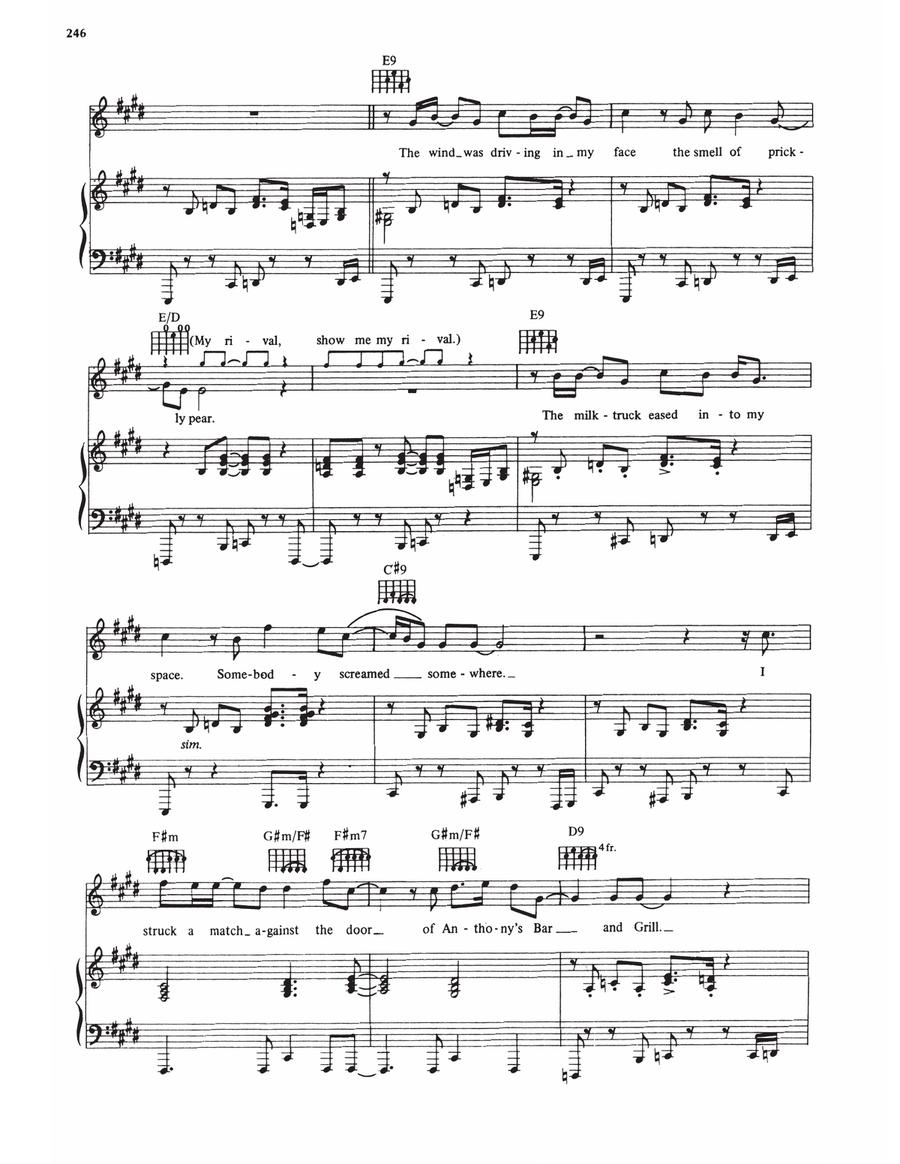 My Rival Piano, Vocal, Guitar scores gallery preview page 2