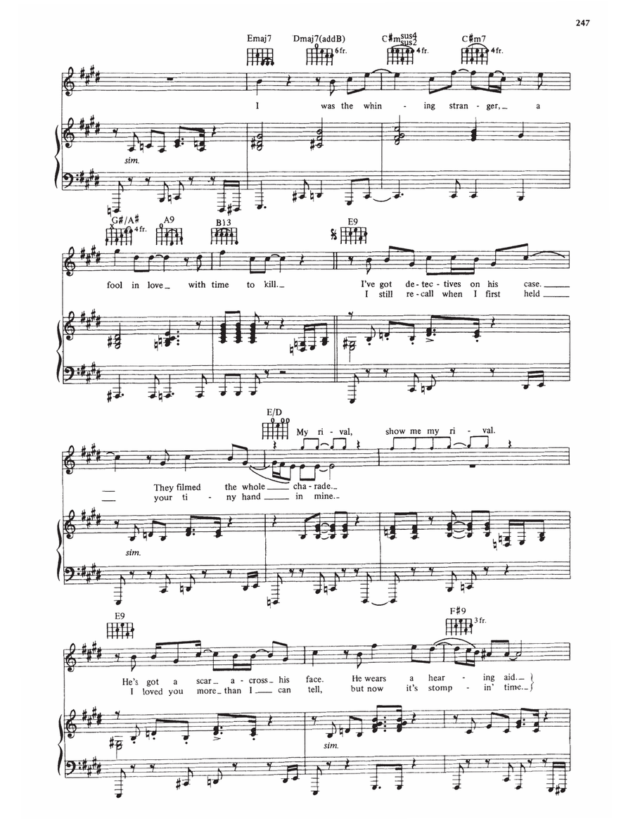 My Rival Piano, Vocal, Guitar scores gallery preview page 3