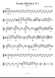 Estudo Melodico n.1 Opus 8