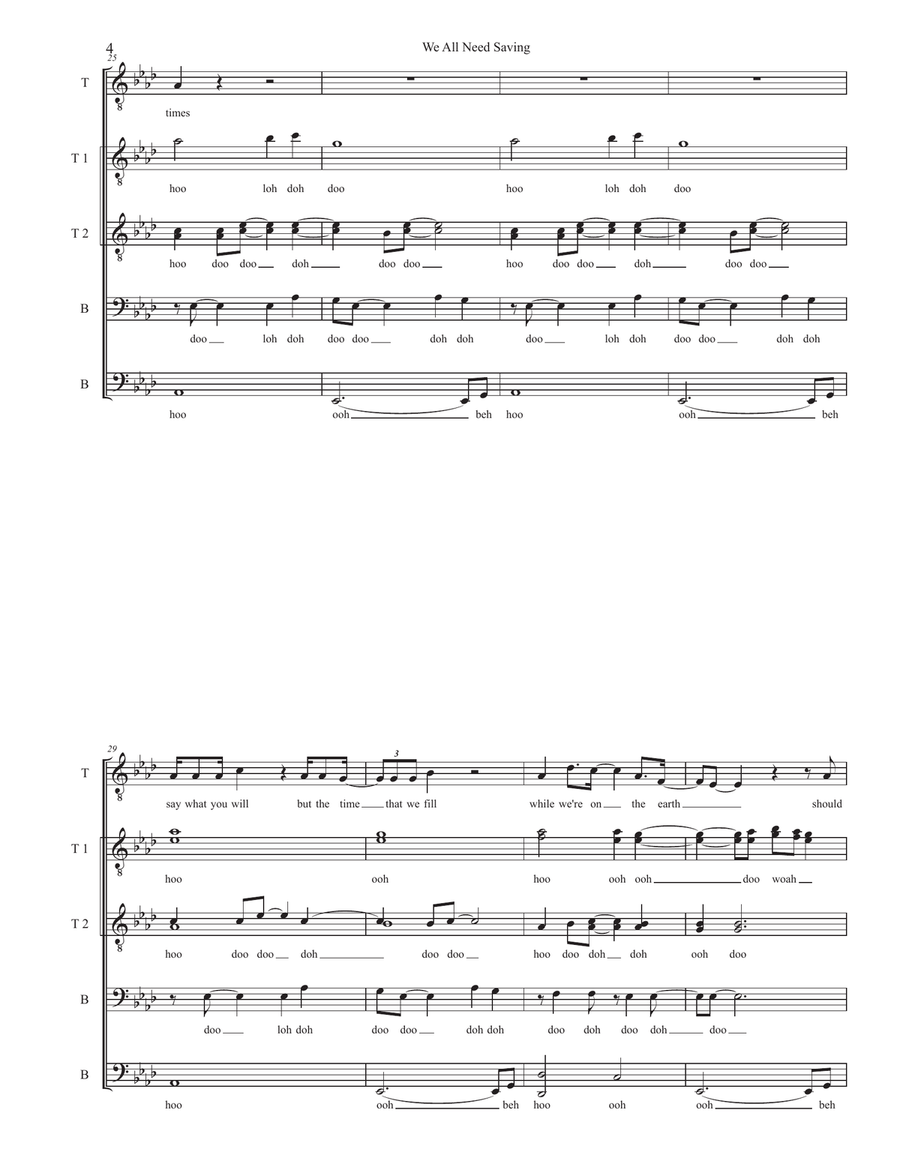 We All Need Saving We All Need Saving TTBB scores gallery preview page 4