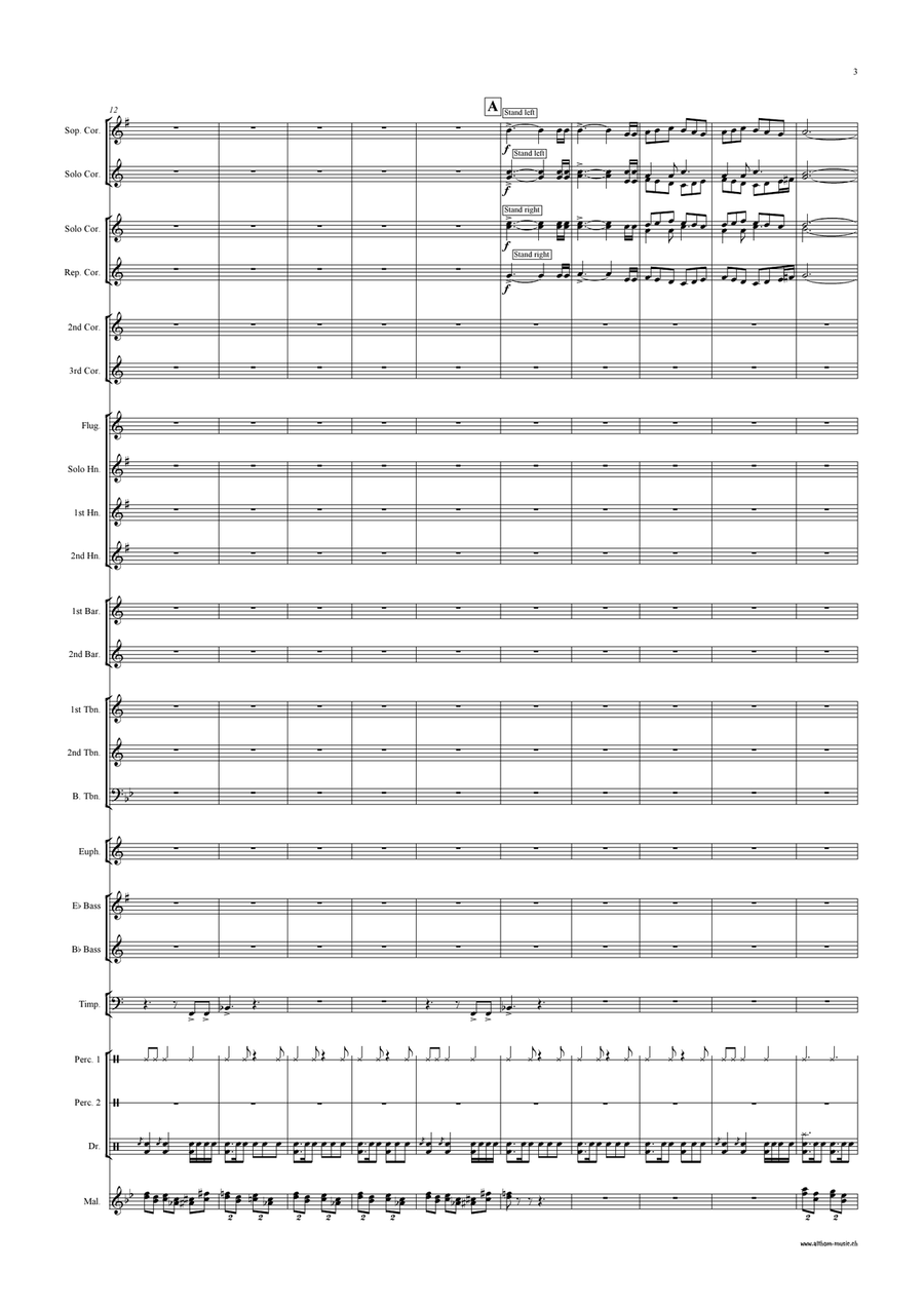 Et Virtute Spiritus Brass Band scores gallery preview page 4