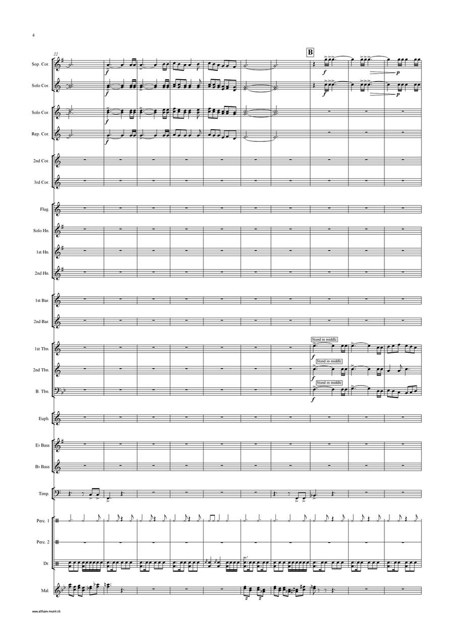 Et Virtute Spiritus Brass Band scores gallery preview page 5