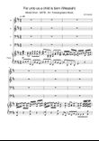 For unto us a Child is born (Messiah - G.F.Händel) - SATB - Arr. Forevergreens Music