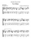 Fur Elise Ukulele Chord Solo