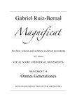 MAGNIFICAT. Mov. 4 
