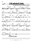 For Heaven's Sake [Reharmonized version] (arr. Jack Grassel)