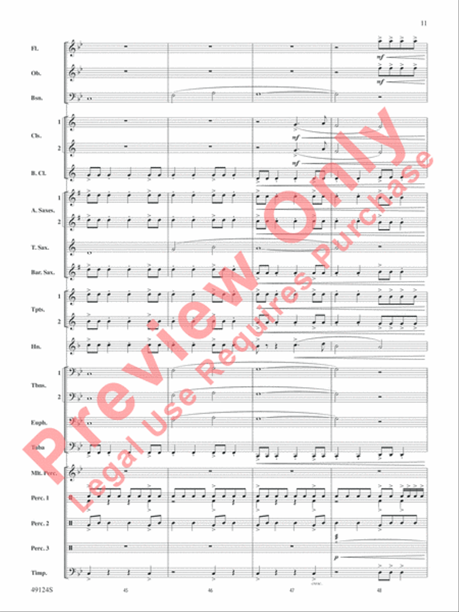 Beyond Reach Beyond Reach Concert Band scores gallery preview page 12