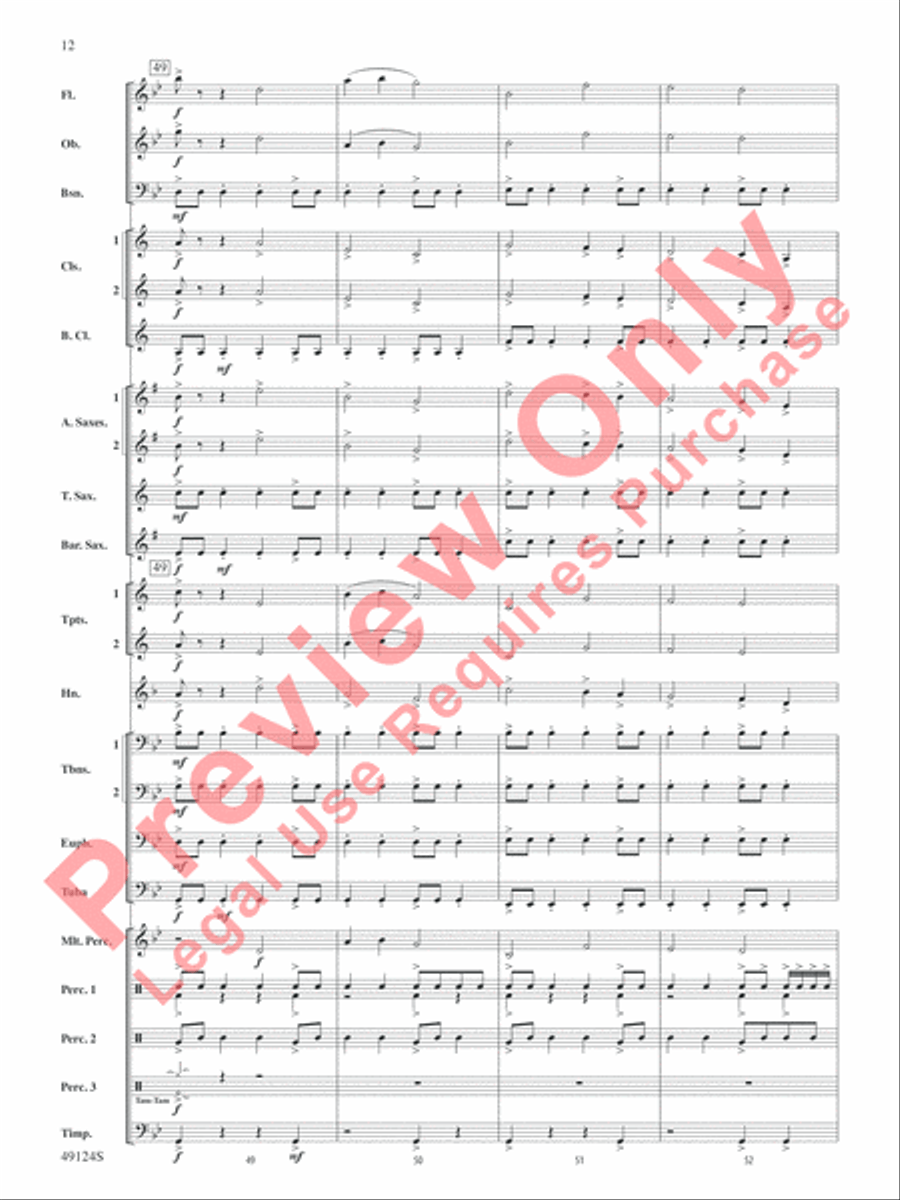 Beyond Reach Beyond Reach Concert Band scores gallery preview page 13