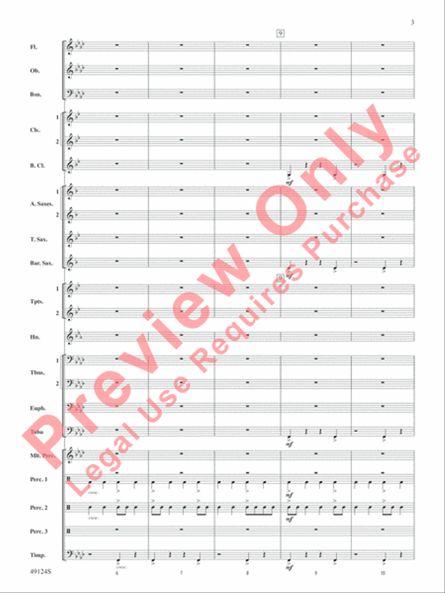 Beyond Reach Beyond Reach Concert Band scores gallery preview page 4