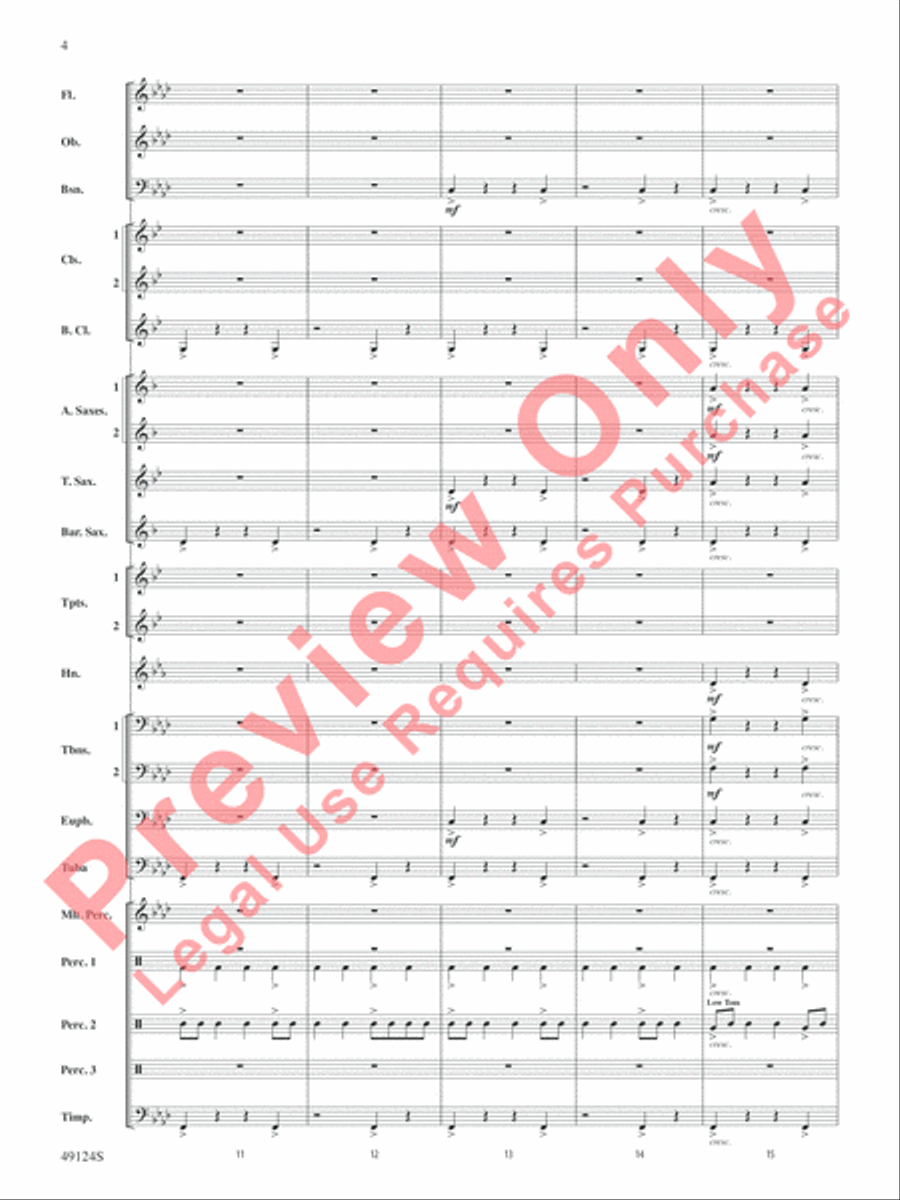 Beyond Reach Beyond Reach Concert Band scores gallery preview page 5