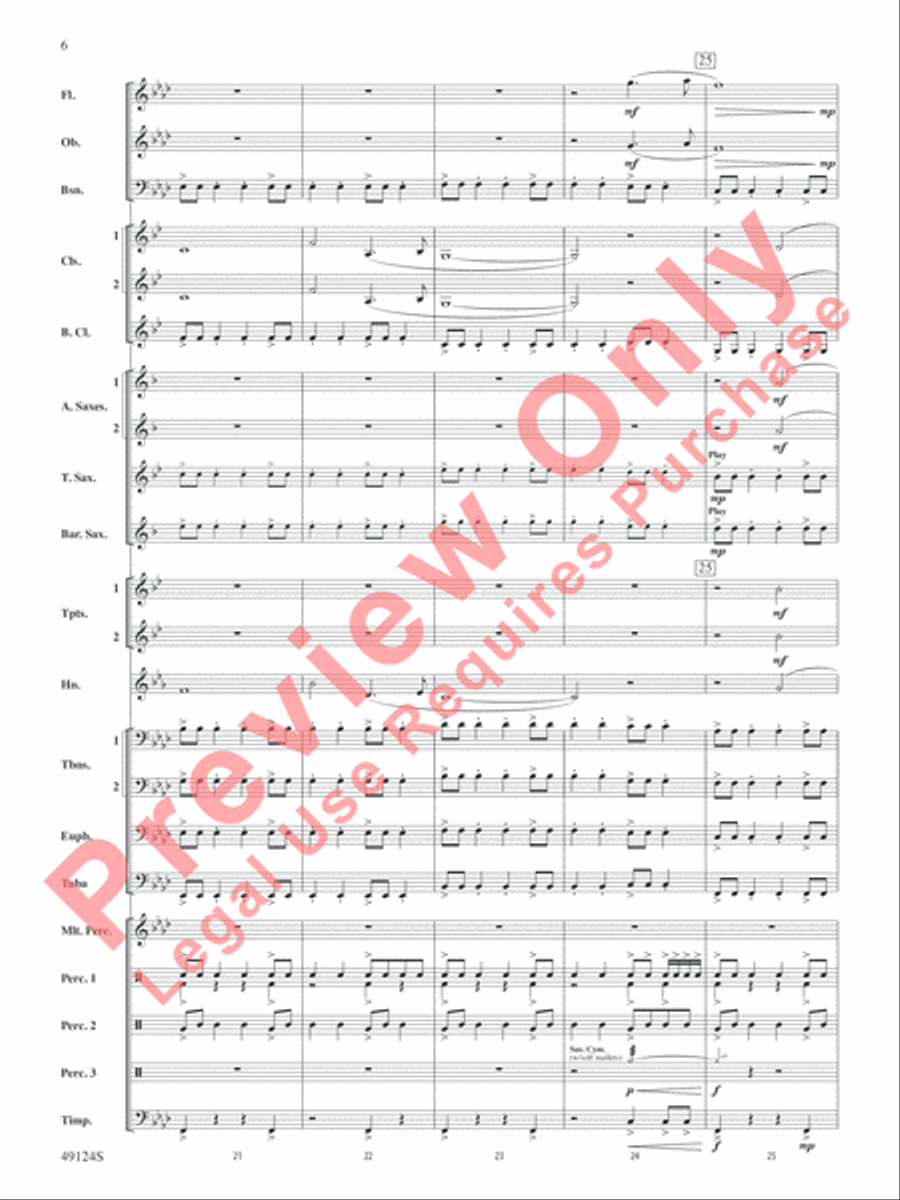 Beyond Reach Beyond Reach Concert Band scores gallery preview page 7