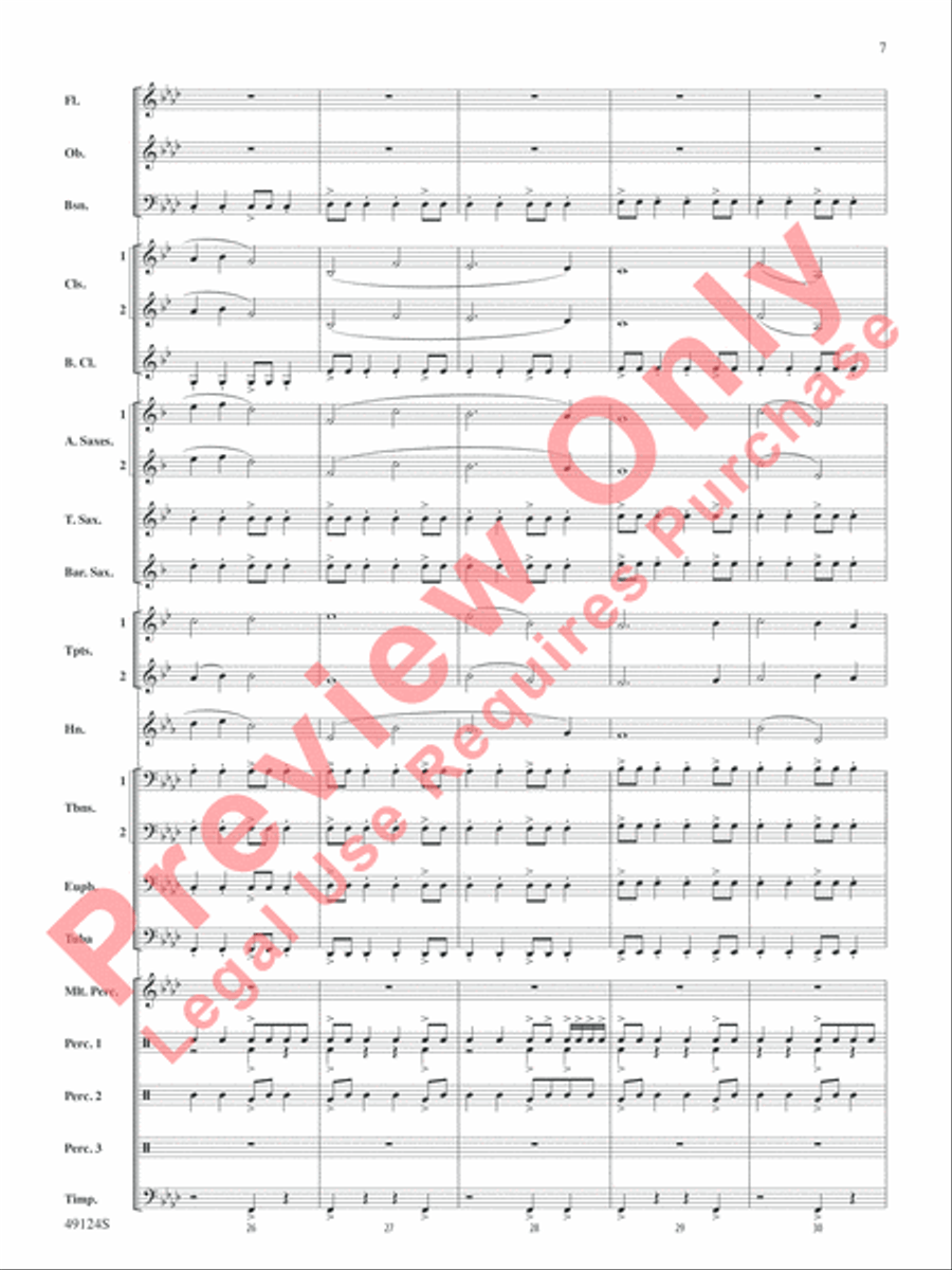 Beyond Reach Beyond Reach Concert Band scores gallery preview page 8