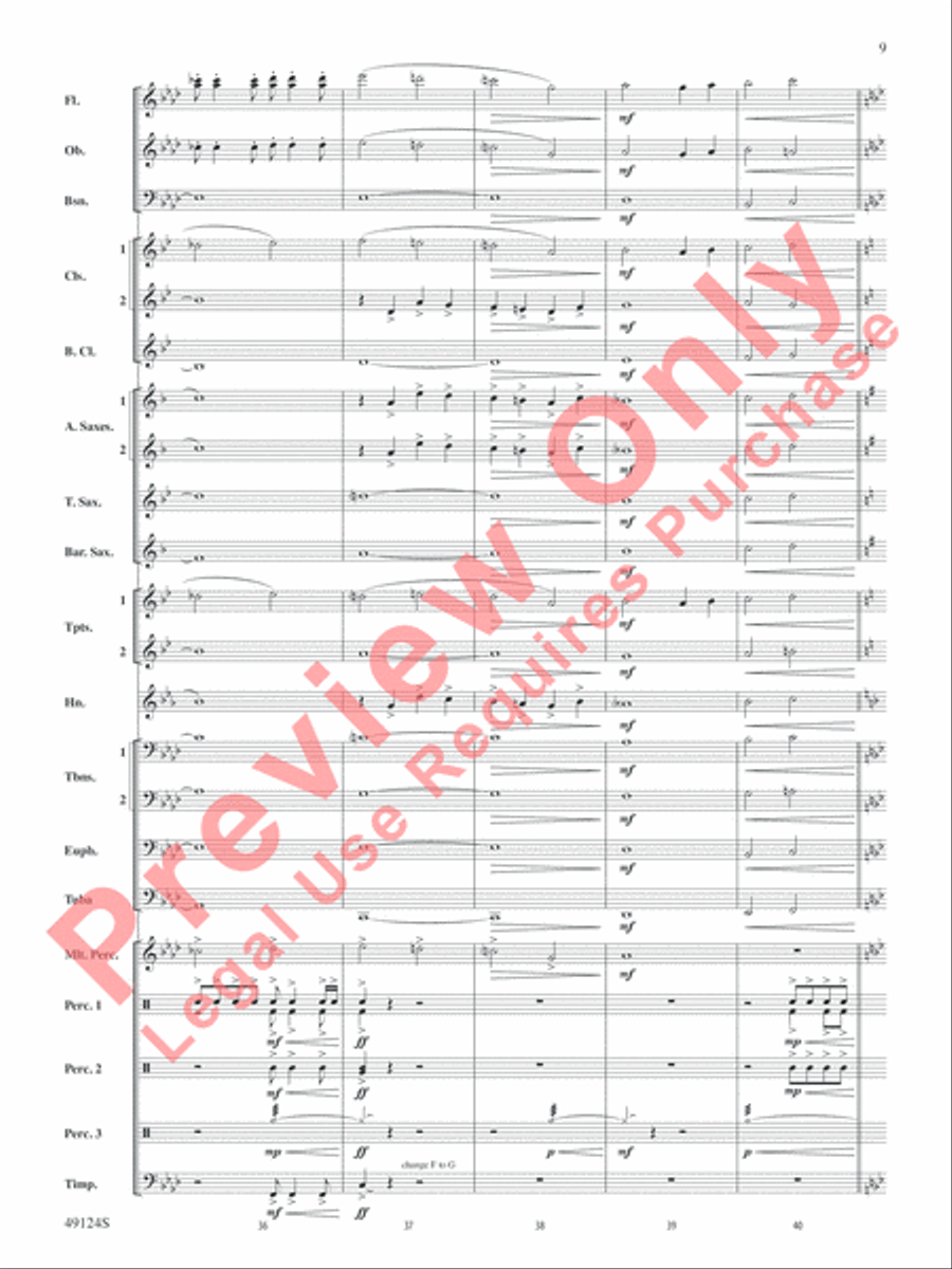 Beyond Reach Beyond Reach Concert Band scores gallery preview page 10