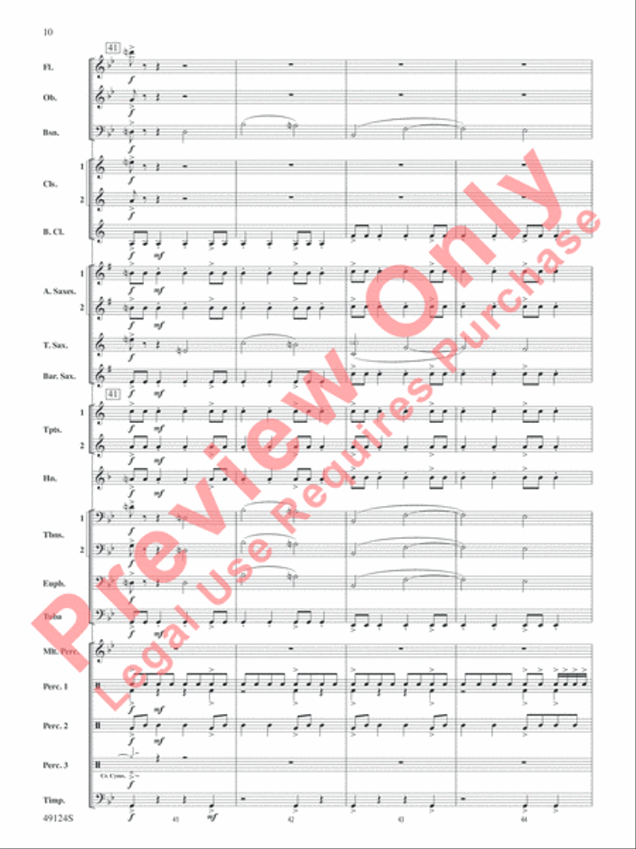 Beyond Reach Beyond Reach Concert Band scores gallery preview page 11
