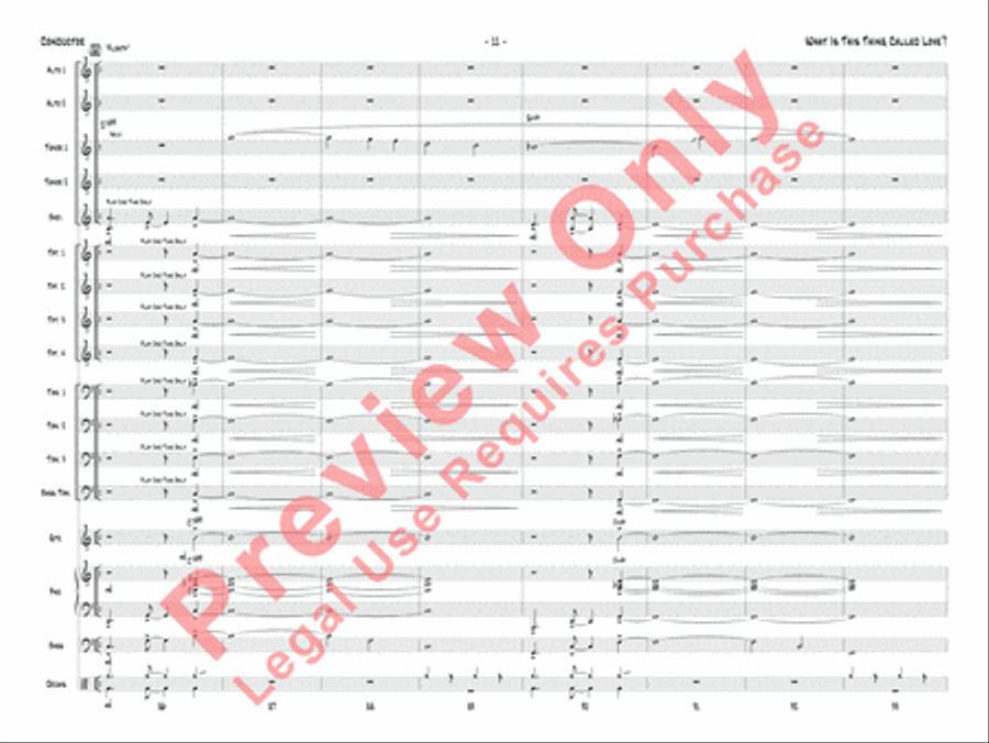 What Is This Thing Called Love? Jazz Ensemble scores gallery preview page 14