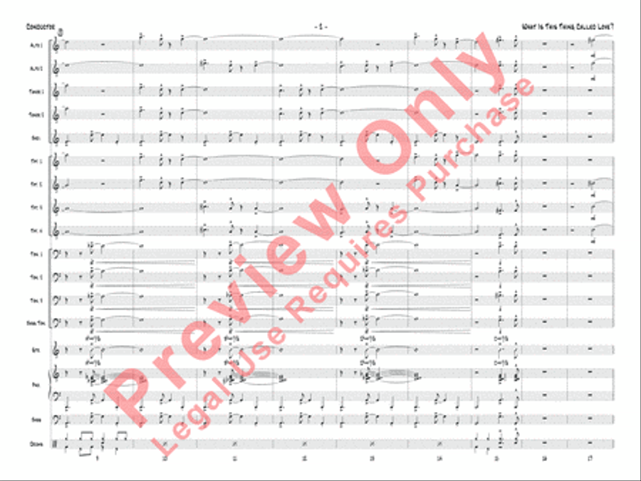 What Is This Thing Called Love? Jazz Ensemble scores gallery preview page 5