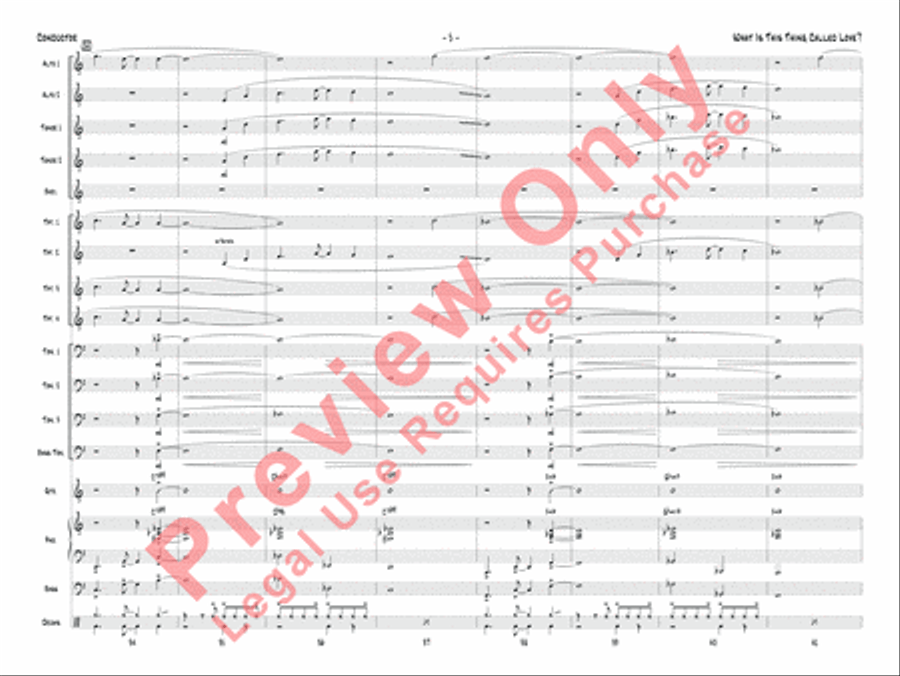 What Is This Thing Called Love? Jazz Ensemble scores gallery preview page 8