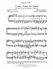 Come, Come Ye Saints (Downloadable)
