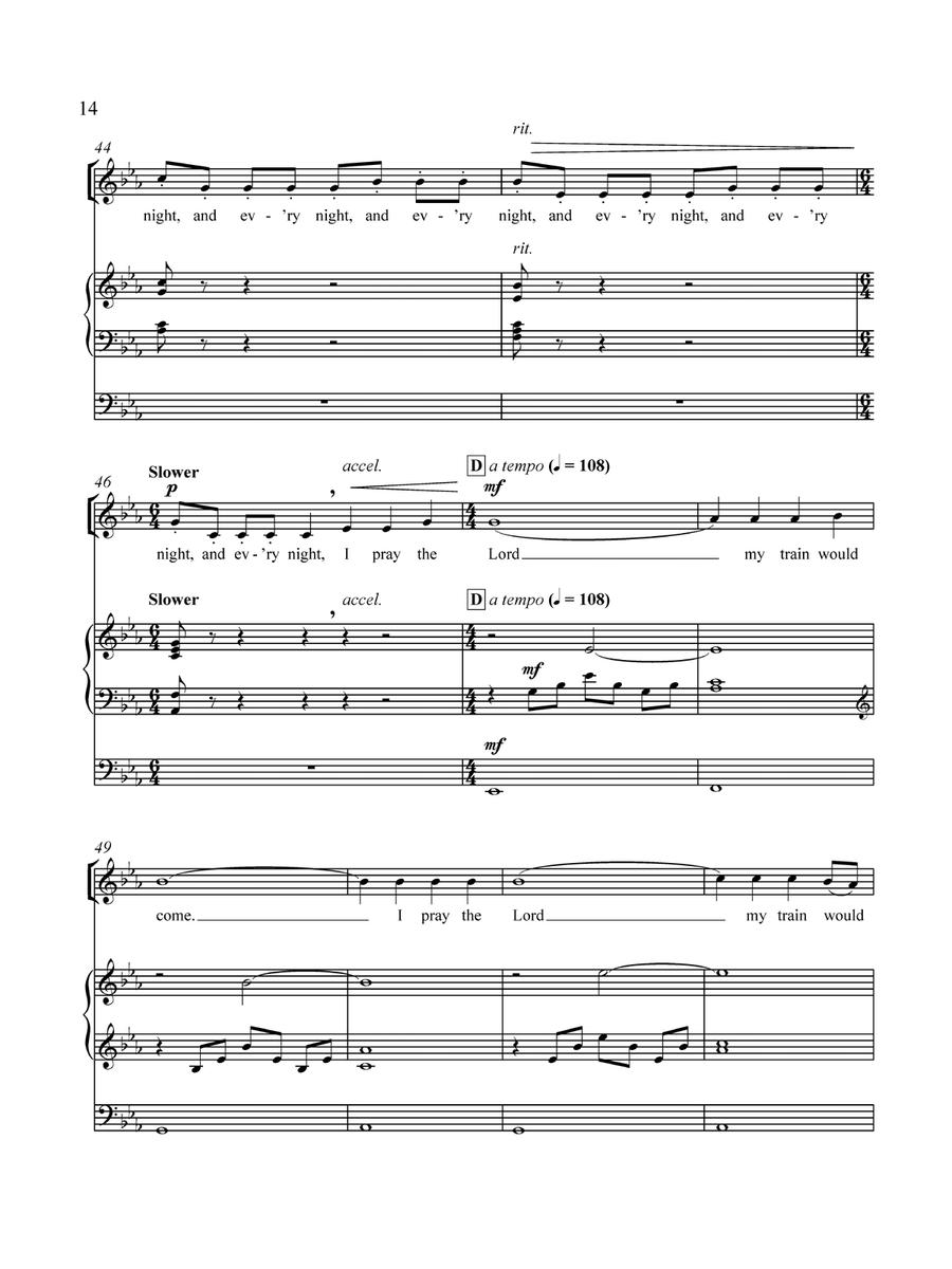 Every Night When the Sun Goes Down High Voice scores gallery preview page 4