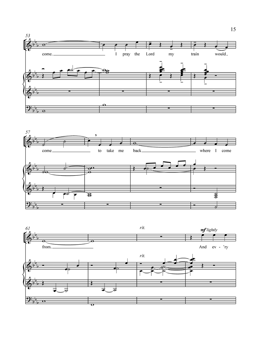 Every Night When the Sun Goes Down High Voice scores gallery preview page 5