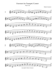 Exercises for Trumpet/Cornet