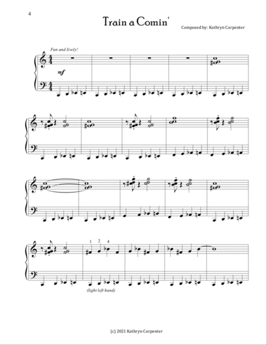 News for the Blues: 15 Intermediate Piano Solos Piano Solo scores gallery preview page 4