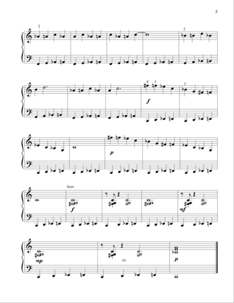 News for the Blues: 15 Intermediate Piano Solos Piano Solo scores gallery preview page 5
