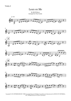 Lean On Me String Quartet scores gallery preview page 5