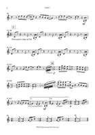 Lean On Me String Quartet scores gallery preview page 6