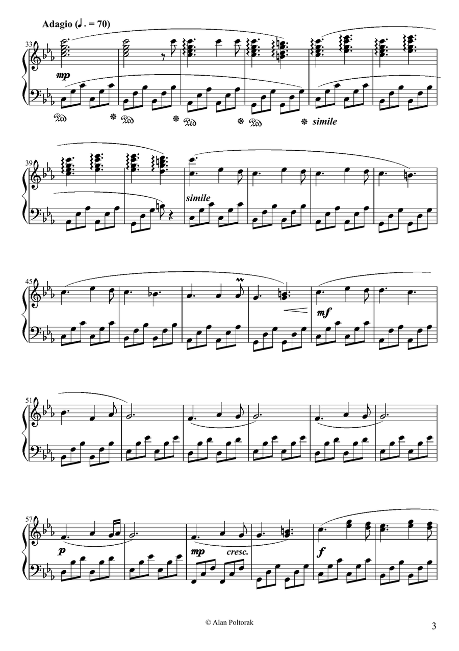 Piano Composition No. 2 Piano Composition No. 2 Piano Solo scores gallery preview page 3
