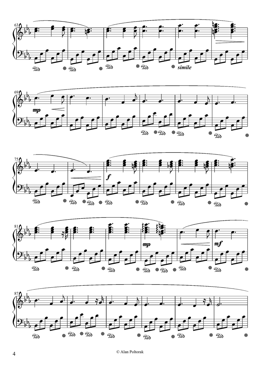 Piano Composition No. 2 Piano Composition No. 2 Piano Solo scores gallery preview page 4
