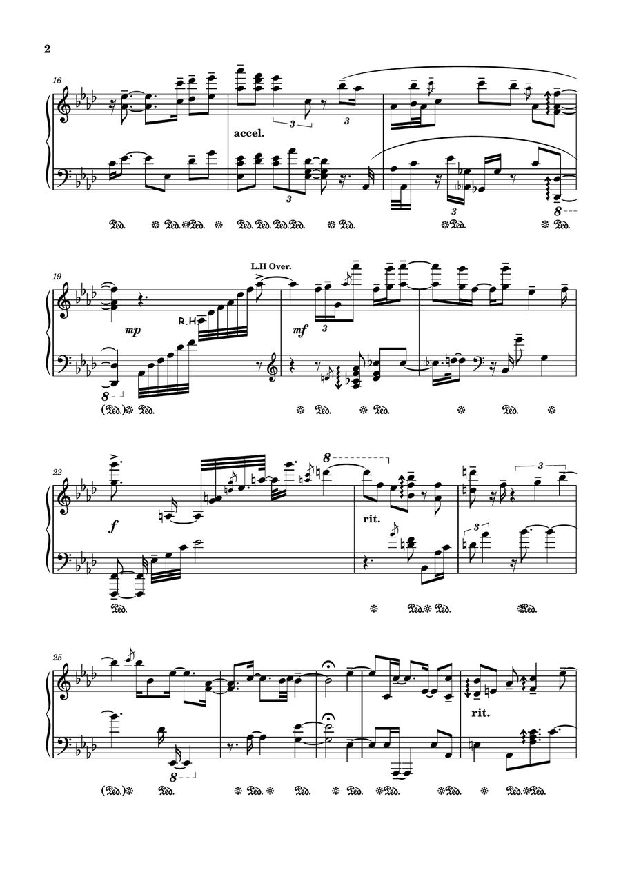 When Irish Eyes Are Smiling Piano Solo scores gallery preview page 2