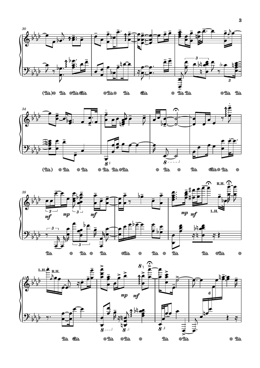 When Irish Eyes Are Smiling Piano Solo scores gallery preview page 3