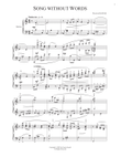 Song without Words - solo piano