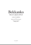 Bekkanko - Music for a Japanese Folk Tale - 16 small pieces for marimba, flute and glockenspiel - co