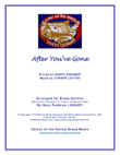After You've Gone