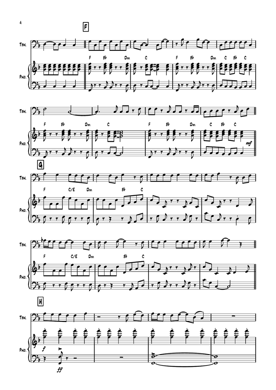 Hit Me With Your Best Shot Piano scores gallery preview page 4