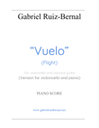 VUELO (Flight) for violoncello and piano