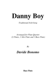 Danny Boy (Londonderry air) - For Flute Quartet (2 C Flutes, Alto Flute and Bass Flute)