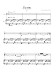 Five Songs for Cello and Piano