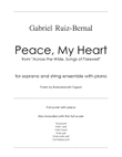 PEACE, MY HEART, from 