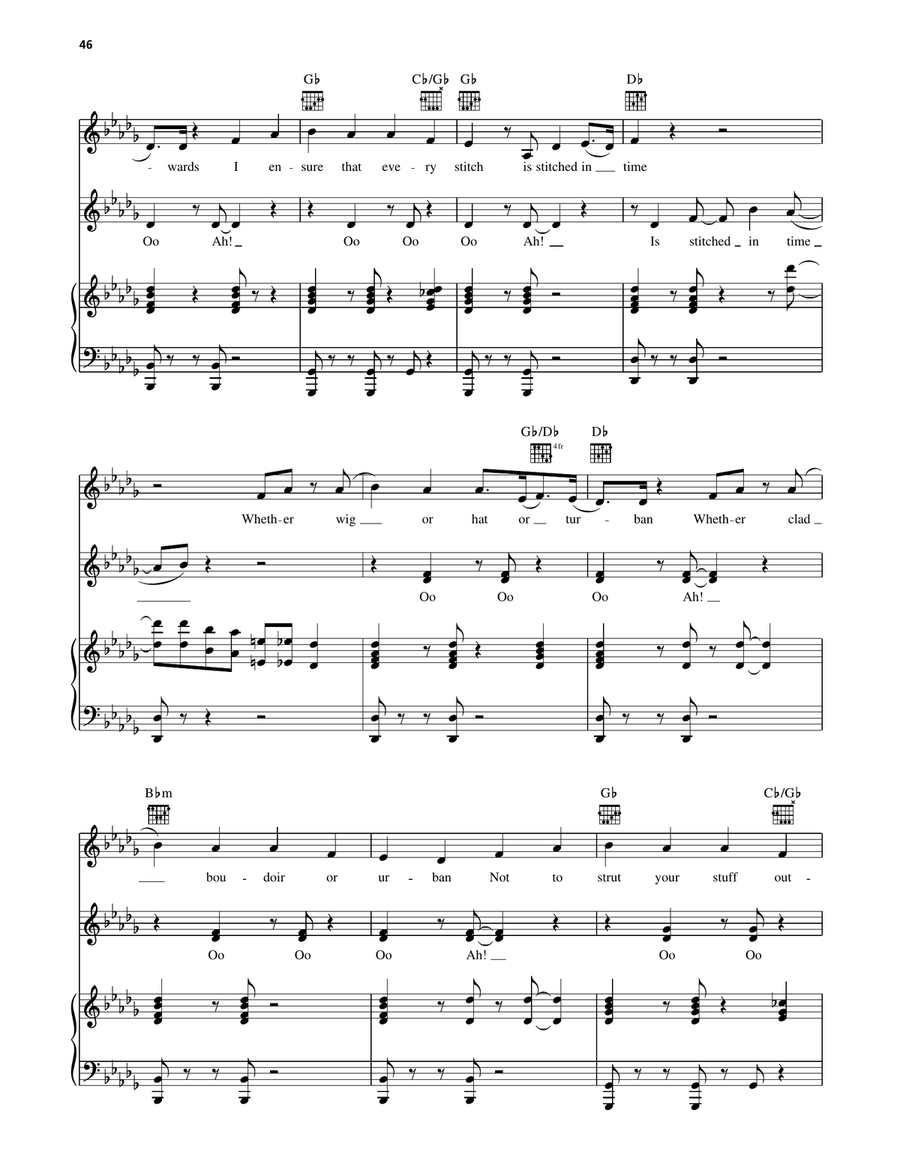 My Strongest Suit (from Aida) Piano, Vocal, Guitar scores gallery preview page 6