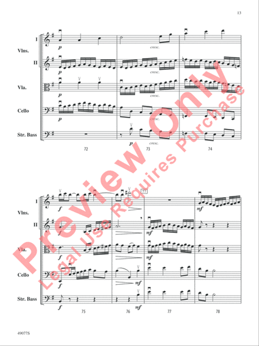 Yakama Variants Yakama Variants String Orchestra scores gallery preview page 14